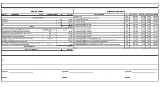 Brigade El Dorado Costing Details